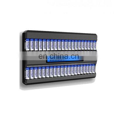 Custom logo 1.2 voltage ni-mh ni-cd aa aaa standard battery charger with lcd display for ktv