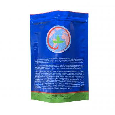 Gravure Printing Food Grade Mylar Aluminum Foil Pouch/Chia Seeds Zipper Packaging Bag/Stand Up Foil Bag with Window
