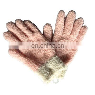 High Performance Microfiber Cleaning Usage Microfiber Dusting Gloves Microfiber Hair Drying Glove