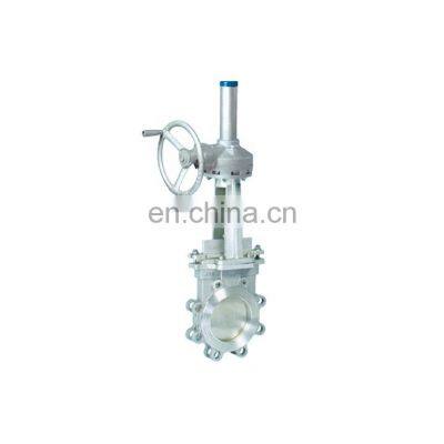 High Quality Durable Bevel Gear Manual Knife Gate Valve Price