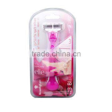 High quality triple blade women razor replacement razor head factory