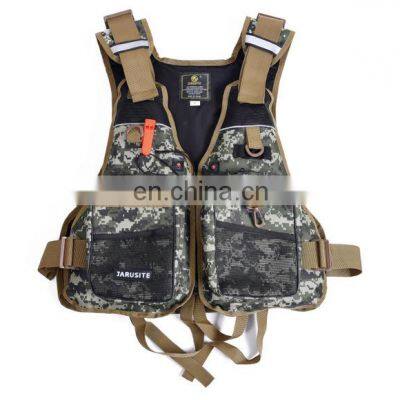 Leo 27546 Fishing Clothings Vest Camouflage Buoyancy 7KG Outdoor Life Jacket Fly Fishing Lifesaving Suit Fishing Gear Pesca photo-4