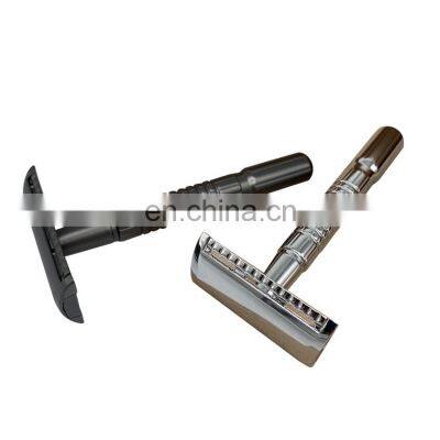 Women Best Choice Shaver Rose Gold Brass Metal Handle Single Blade Safety Shaving Razor photo-4