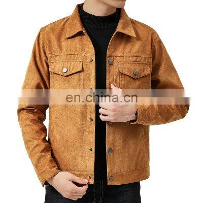 Factory Waterproof Letterman Down Goose Leather Man Anime Bike Stylish Fishing Men Bomber Jacket