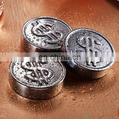 Coin Freezer Round Shape Production Line Stainless Steel Stones Reusable Whiskey Cube Ice photo-4