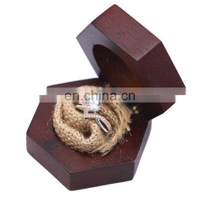 2021 Fashion Wholesale Custom Luxury wooden Wedding Ring Box