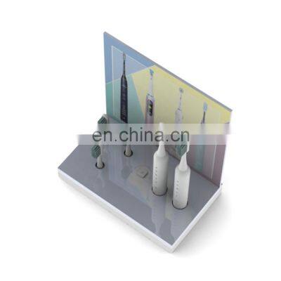 Bathroom Toothbrush Holder, Acrylic Countertop Toothbrush Organizer, Toothpaste Holder Stand For Shopping Mall