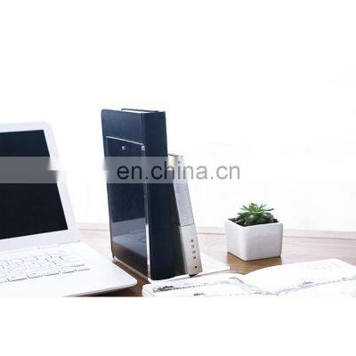 Стена для крепления книжного полки, письменный стол, книжные опоры. Пара прозрачных акриловых пластиковых книжных опор photo-5