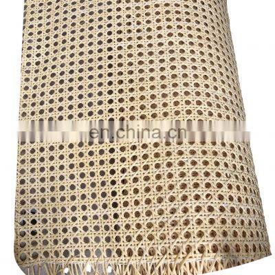 #701 Half Inch 1/2inch Open Mesh Cane Webbing Roll 100% Indonesian Rattan Weaving, Natural Rattan Webbing Roll photo-5