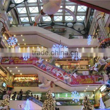 Wholesale shopping mall christmas snowflake decoration
