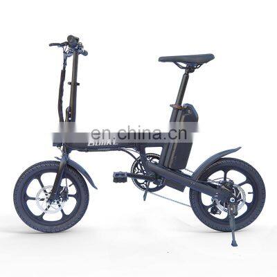 Customized Wholesale 16inch 36v 250W 32KM/H Speed 13AH Electric City Bike Folding E-Bike photo-2