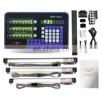 DRO 2 Axis Digital Readout for Milling Lathe Machine With 2pcs High Precision Scale 50-1000mm photo-2