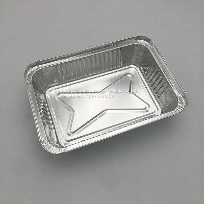 1000ml Rectangular Aluminium Foil Pan Takeaway Food Box photo-4