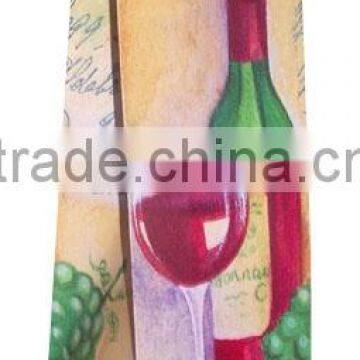 single bottle wine paper bag, with various designs, OEM Acceptable