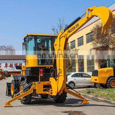 Hot Sale Multifunctional WZ28-20 Backhoe Loader With Air Condition Cabin and Attachments photo-5