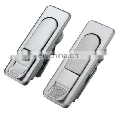 MS825 Zinc Alloy Gray Chrome Cabinet Push Button Panel Lock