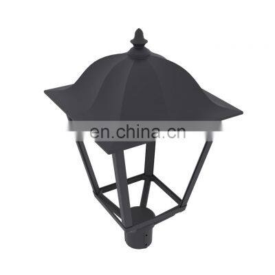 Outdoor Garden Lamp Post Light landscape pathway lighting waterproof all in one solar panel