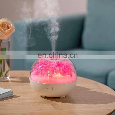 Eternal Flower Fragrance Diffuse Ultrasonic Essential Oil Diffuser With Colorful Night Lamp photo-4