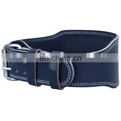 Professional Design Logo Printed Leather Weight Lifting Belt photo-5