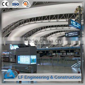 China noted long span prefabricated roofing structure airport construction