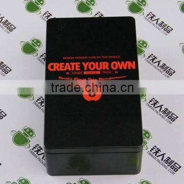 Square pencil case metal box packaging tinplate