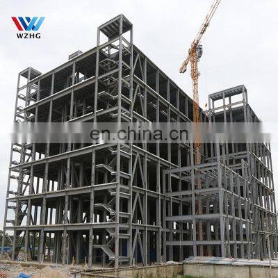 Fast Install Prefabricated Steel Frame Building Construction Projects multi-level steel structure Hotel