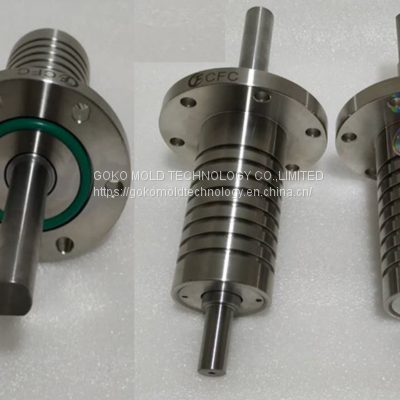 OEM Factory Turning-milling Compound CNC Machining MHD Stainless Steel Seal Shaft photo-5