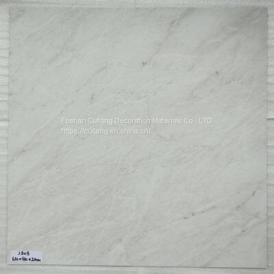 Imitation Stone Tile PVC Sheet Floor Gray Marble Plastic Ground Plaster Gray White Stone Plastic Floor Foshan Wholesale photo-4