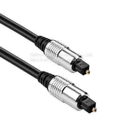 Oem & Stock Wholesale Premium Digital Cable Optical Audio Cable Toslink To Toslink Cable Fiber With Durable Plated Hd201