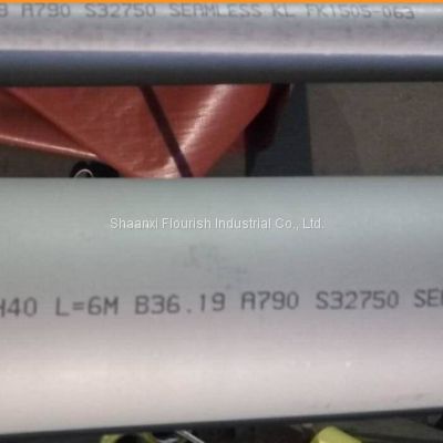 Seamless SCH10 ASTM A790 12m Duplex Stainless Steel Pipe