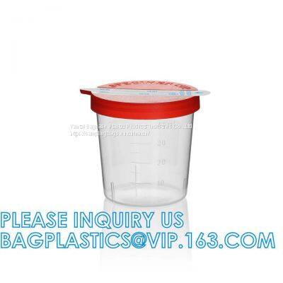 Disposable Plastic Medical Patient Test Sample Cup Sputum Fecal Specimen Collector 30ml 60ml 120ml Stool Urine Container photo-3