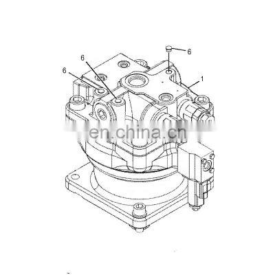 295-9446 295-9447 234-4535 234-4537 385C 390D Excavator Parts Drive 385B Swing Motor For Caterpillar