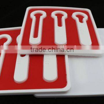 Two-Tone silicone kitchen mat heat resistant