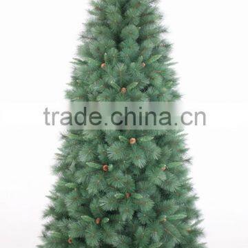 Caucasia Tinsel Pine Made White Special Flocked Christmas Tree/snowing Christmas Tree With Pine Needles and Snowflake photo-6