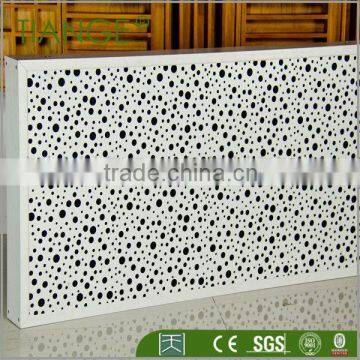Leather Indoor Suspended Aluminum Ceiling Tiles