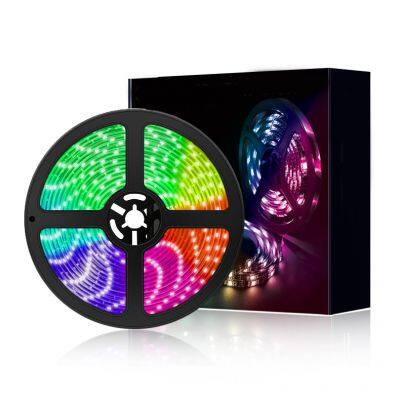 Fita de luz Smd5050 com 30 leds de 5V. Melhor fita de ilumina??o de Natal ao ar livre, ilumina??o para o fundo da TV em casa, fita de luz Led para carro à prova d'água