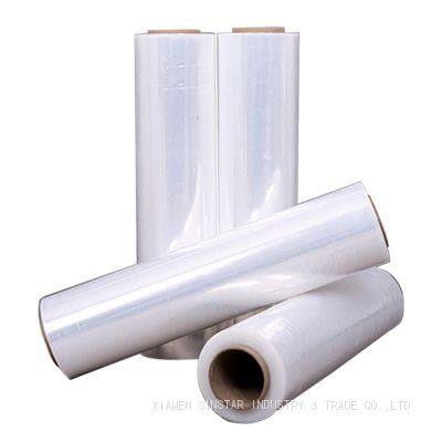 Factory Price Machine Hand Pallet Wrap Transparent Plastic Wrapping Strech Film Roll Stretch Film for Industry Business