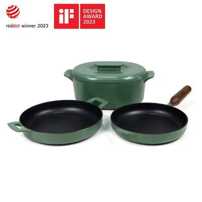 New Products Matte Enamel Cast Iron Cookware Set