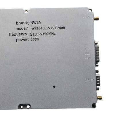 Jinwen RF мощный усилитель 5150-5350МГц, 200 ватт, используется для помехоизлучения беспилотных летательных аппаратов, электронных противодействий и т.д.