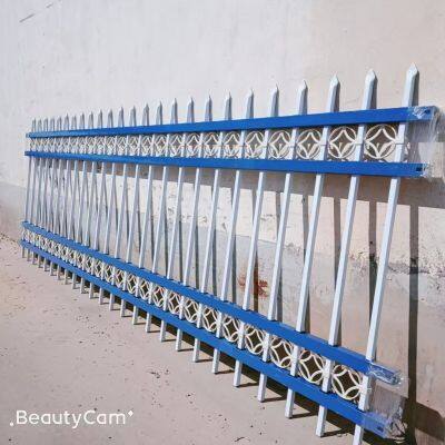 Laser-Cut Ornamental Iron Community Villa Fence With 3D Scrollwork