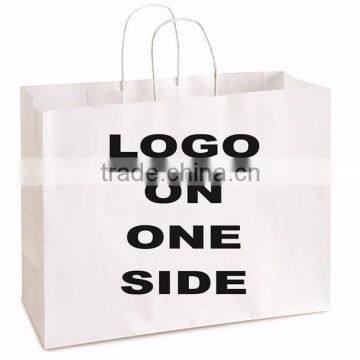 White Kraft Paper Bag with handles