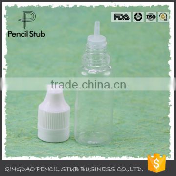 e-liquid 50ml plastic sample bottles clear PET long tip child proof tamper cap ISO certificate