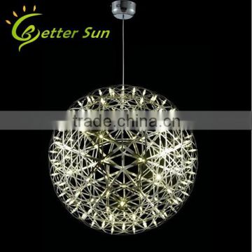 Modern Stainless Stell Pendant Spart Ball Chandeliers Chrom LED Pendant light