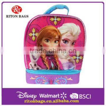 Top Quality of Wholesale Lunch Bag With Frozen Princesses Kids Lunch Bag