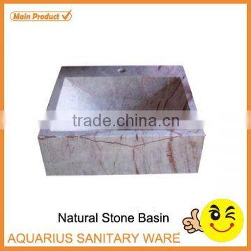 Square Marble Blue Stone Wash Basin