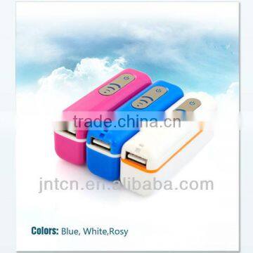 1800-3000mAh protable charger power bank supply with candy color MP018