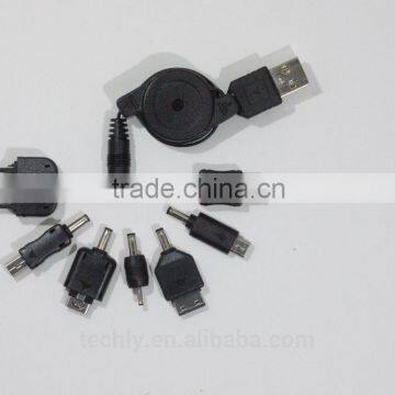 8 Pin Detachable Plug With 1.7x4.75x11mm and 5.5x1.9mm & 0.6x7.4 mm or Other Detachable Ddapter photo-4