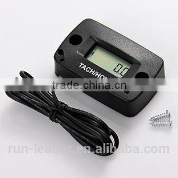 Digital LCD Colorful Petrol Engine Hour Meter,Record Max RPM Tachometer Used For Motorcycle,Snowmobile,Lawn Mower,Jet Ski,Marine