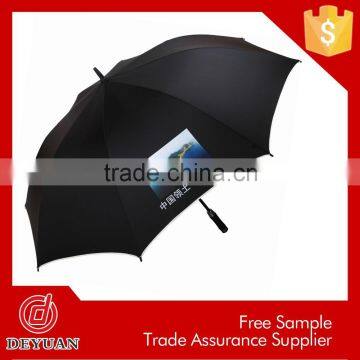 high quality OEM auto straight golf umbrella