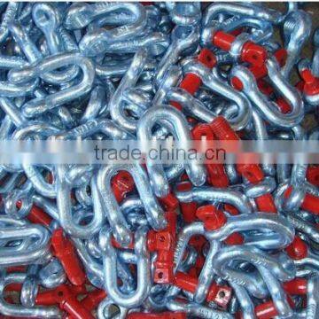 rigging bolt type anchor and chain shackles